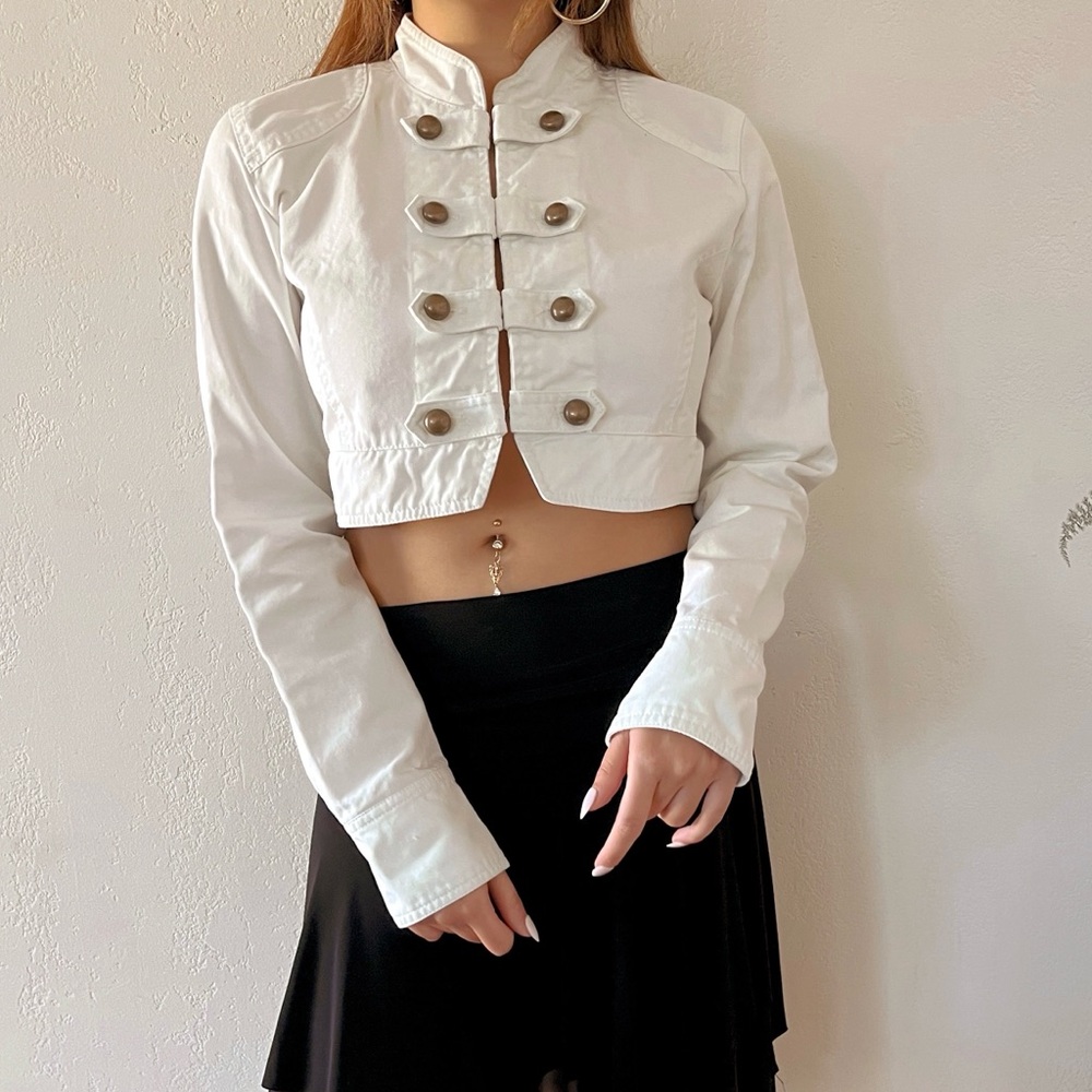 NWT Vintage Y2K Napolean Marching Band Crop Jacket sz S